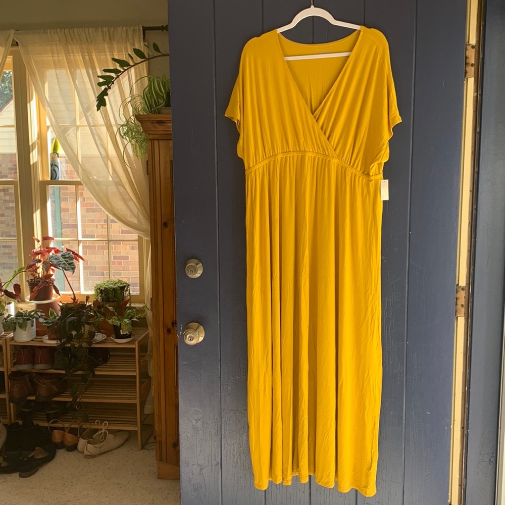 New Yellow Maxi Dress